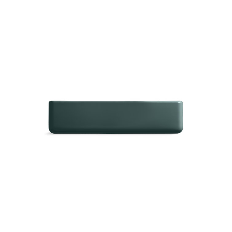 Teal Cast Iron Double Basin Farmhouse Kitchen Sink