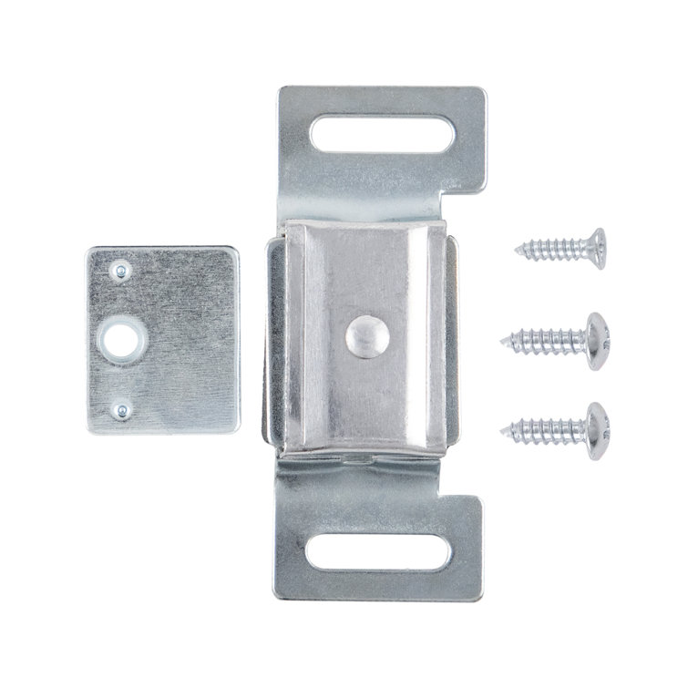 Silver Steel Magnetic Cabinet Door Catch