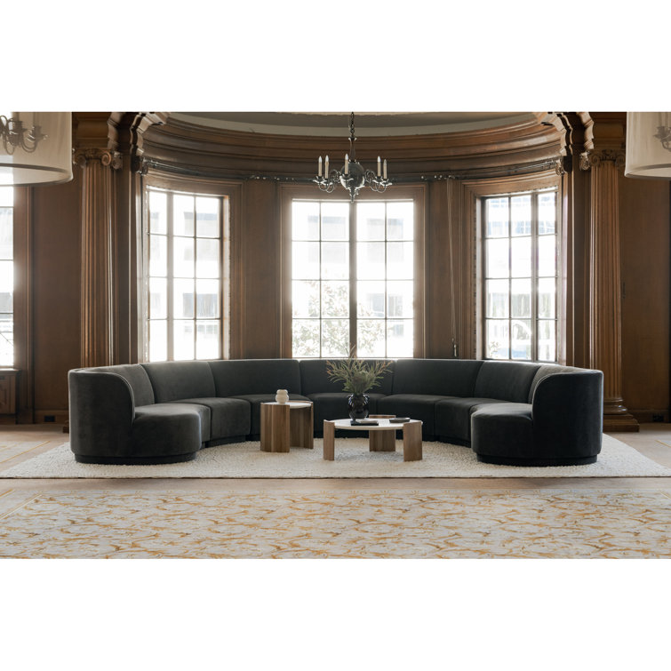 Whilem French Deco White Marble Round Coffee Table