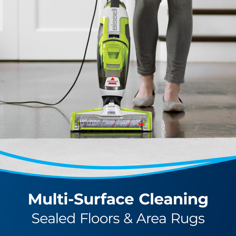 Bissell CrossWave Green and White Wet-Dry Vacuum Cleaner