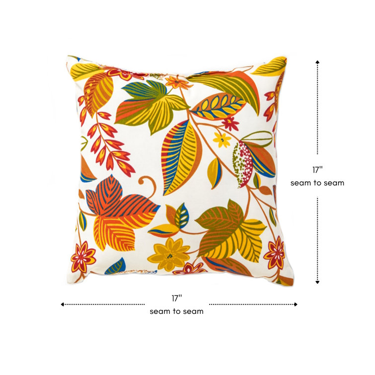 Esprit Floral Square Kids Outdoor Accent Pillow Set