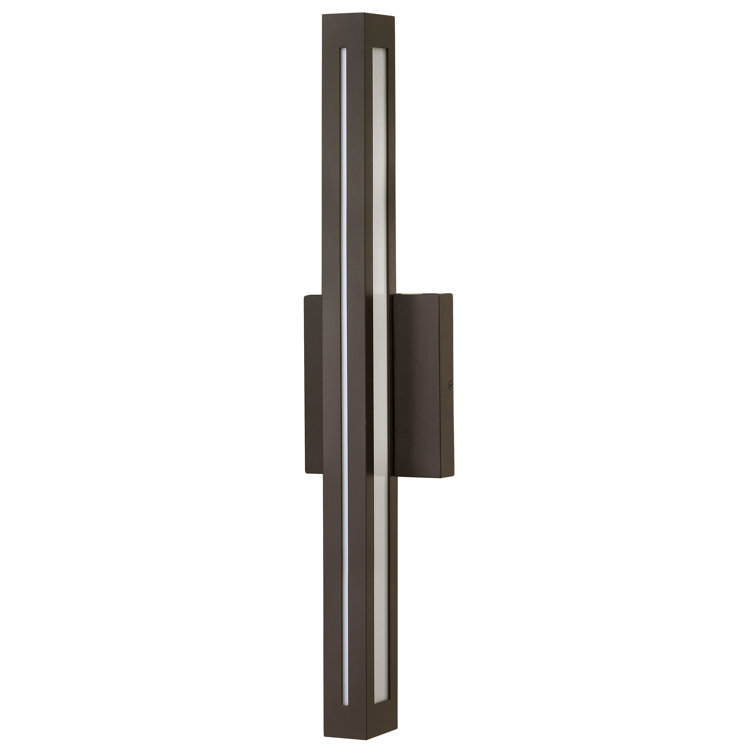Bronze 26" Dimmable LED Wall Sconce with Acrylic Lens