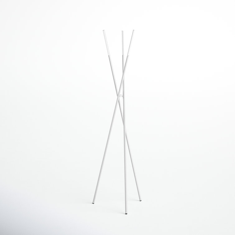 Lorant Minimalist Silver LED Tree Floor Lamp, 73.5''