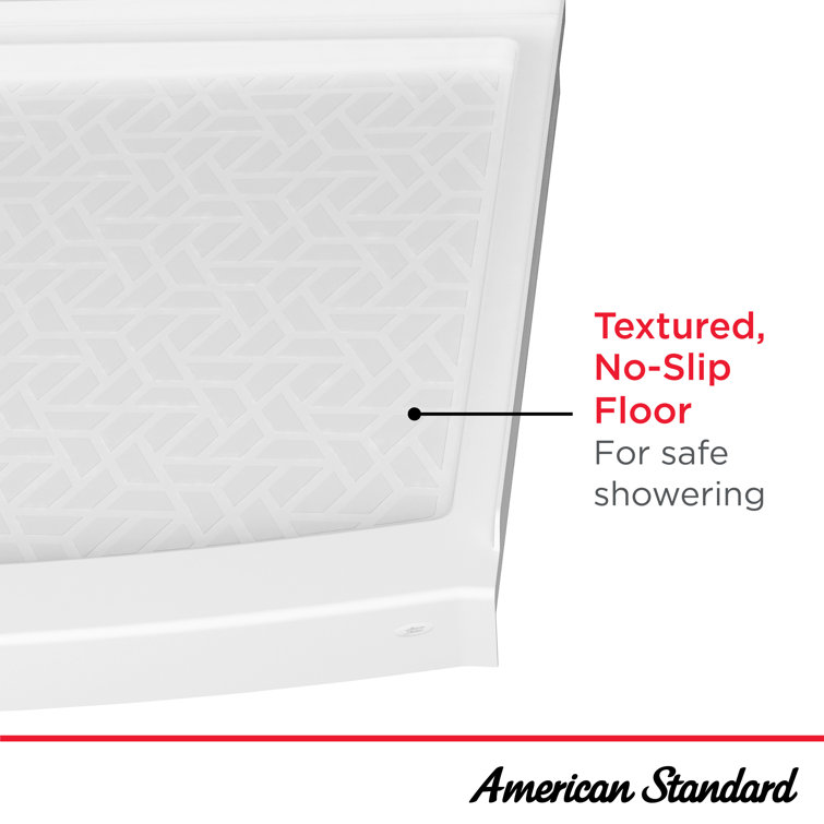 Aspirations 60'' x 36'' White Rectangular Shower Base