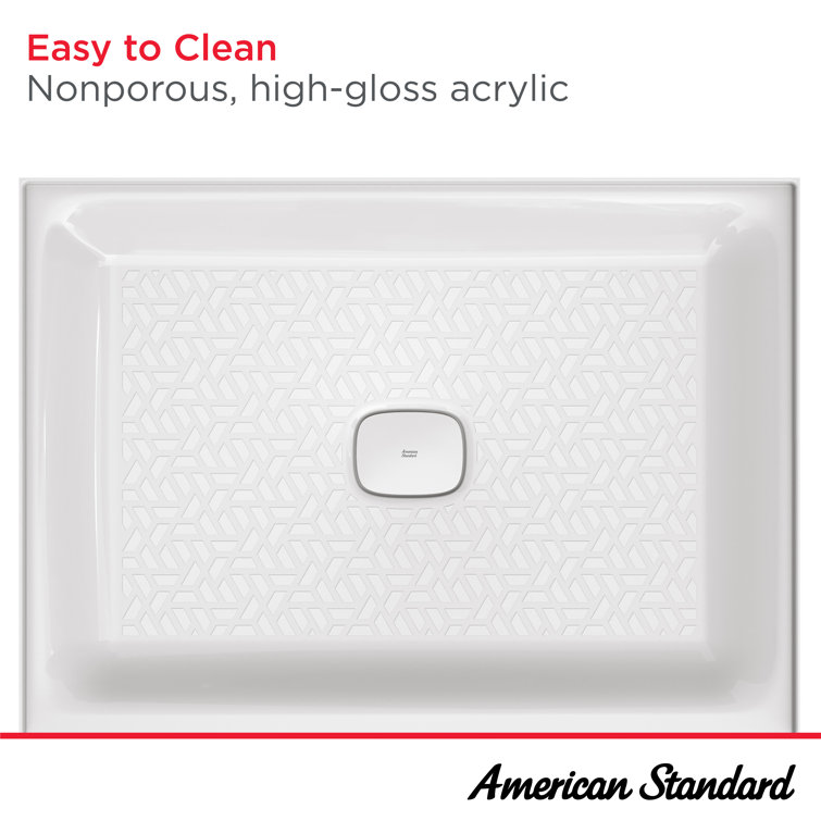 Aspirations 36'' x 48'' White Rectangular Shower Base
