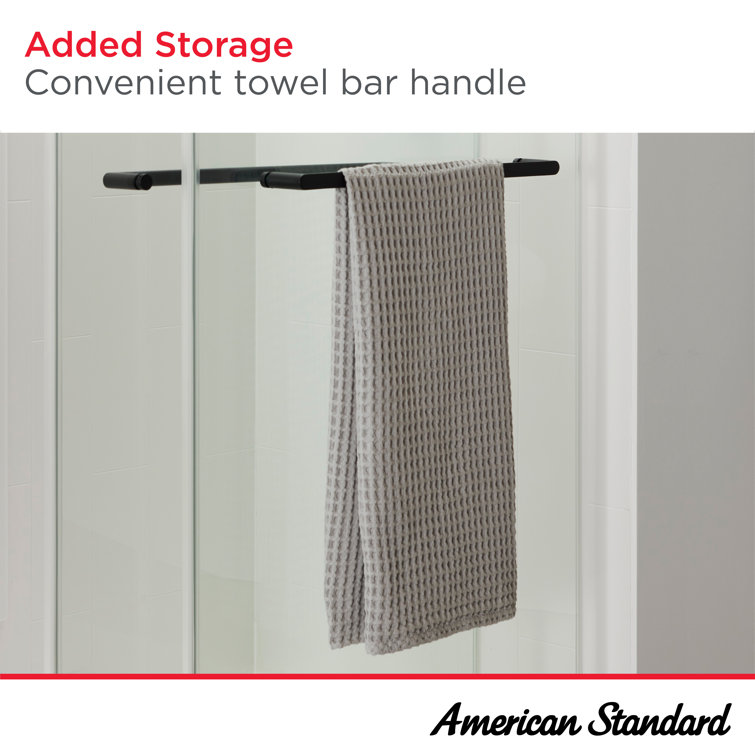 Aspirations 72" Silver Frameless Sliding Shower Door