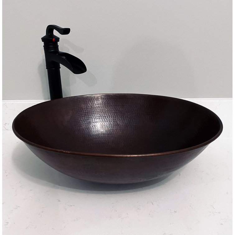 Maxwell 18" Copper Vessel Bathroom Sink