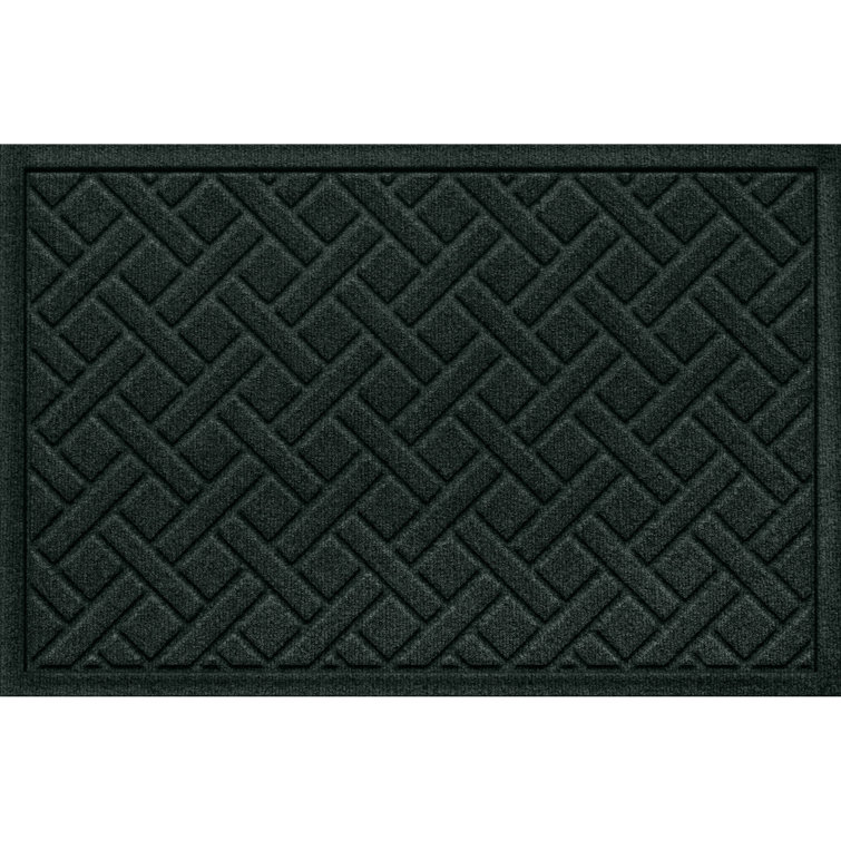 Evergreen Rubber Lattice Design Outdoor Door Mat