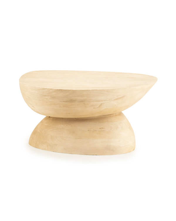 Natural Mango Wood Organic Coffee Table