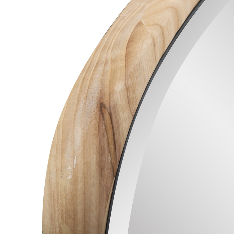 Anna Solid Wood Asymmetrical Wall Mirror