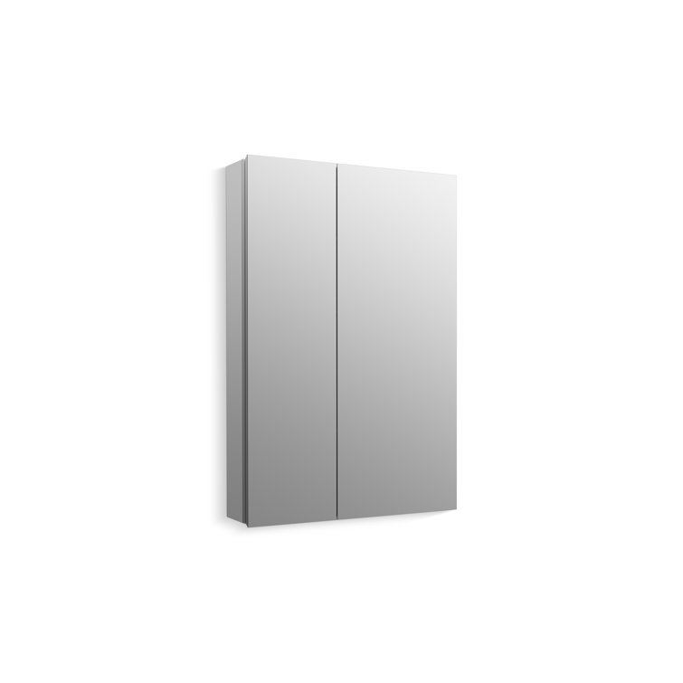 Embark XL Frameless Mirrored Medicine Cabinet with Adjustable Shelves, 25" x 36"