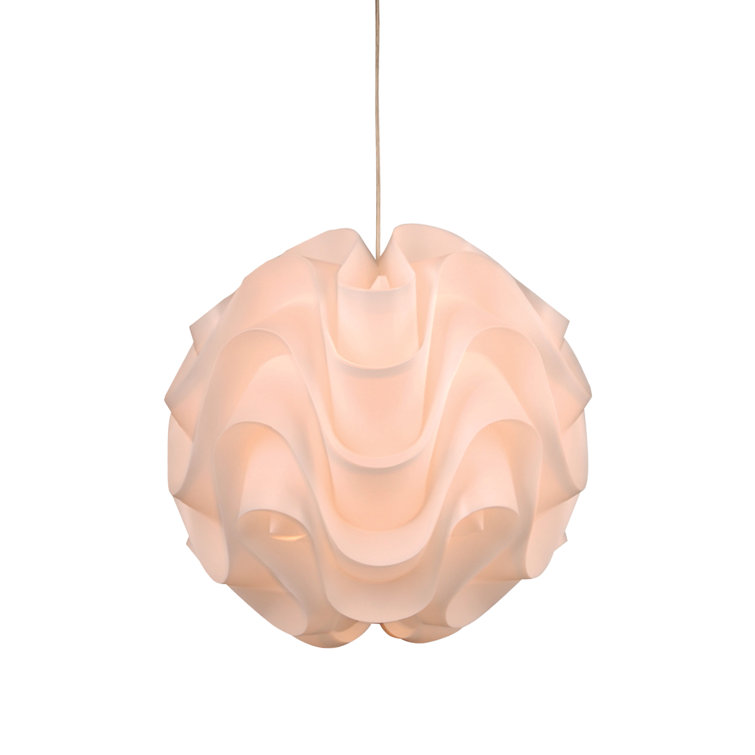 Chic Crystal Globe Chrome Pendant with Adjustable Length
