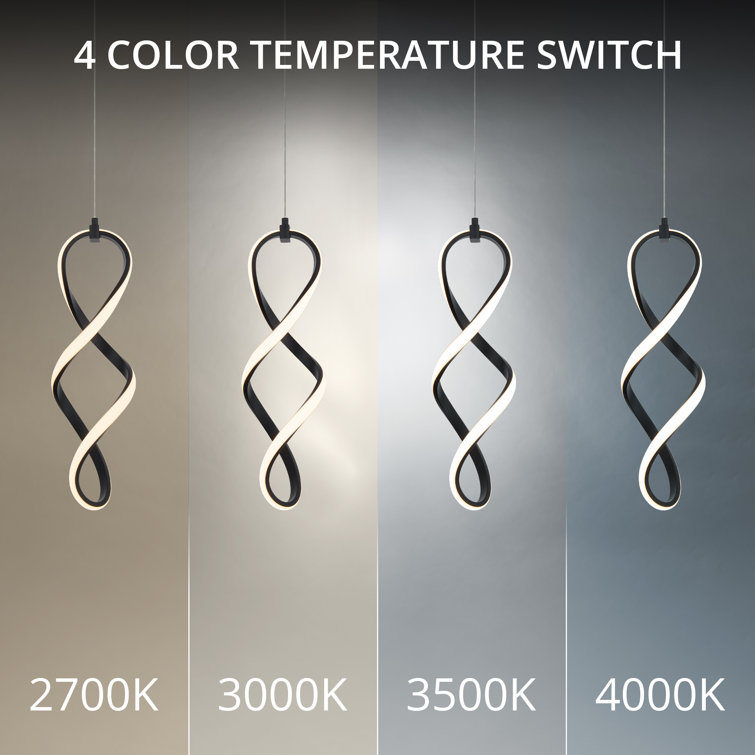 Black Aluminum 41-Light LED Indoor/Outdoor Pendant