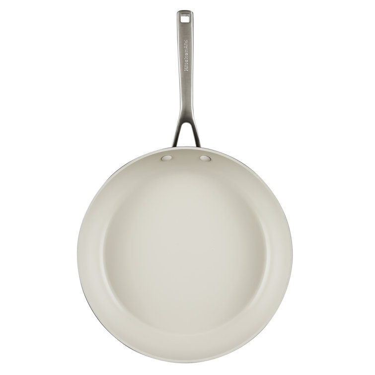 Matte Black 12.25" Aluminum Ceramic Nonstick Frying Pan