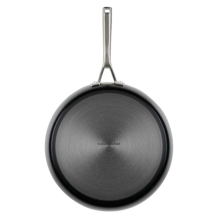 Matte Black 12.25" Aluminum Ceramic Nonstick Frying Pan