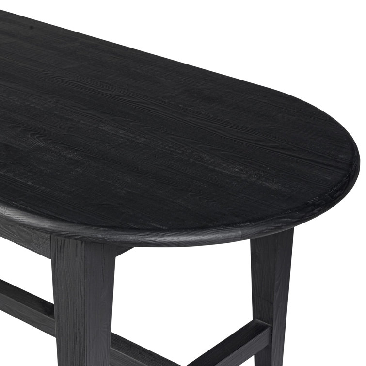 87" Weathered Pine Oval Farmhouse Dining Table
