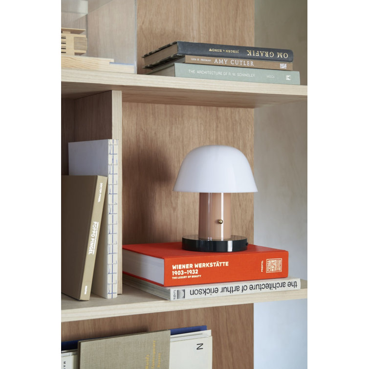Nude and Forest Cordless Mushroom Table Lamp