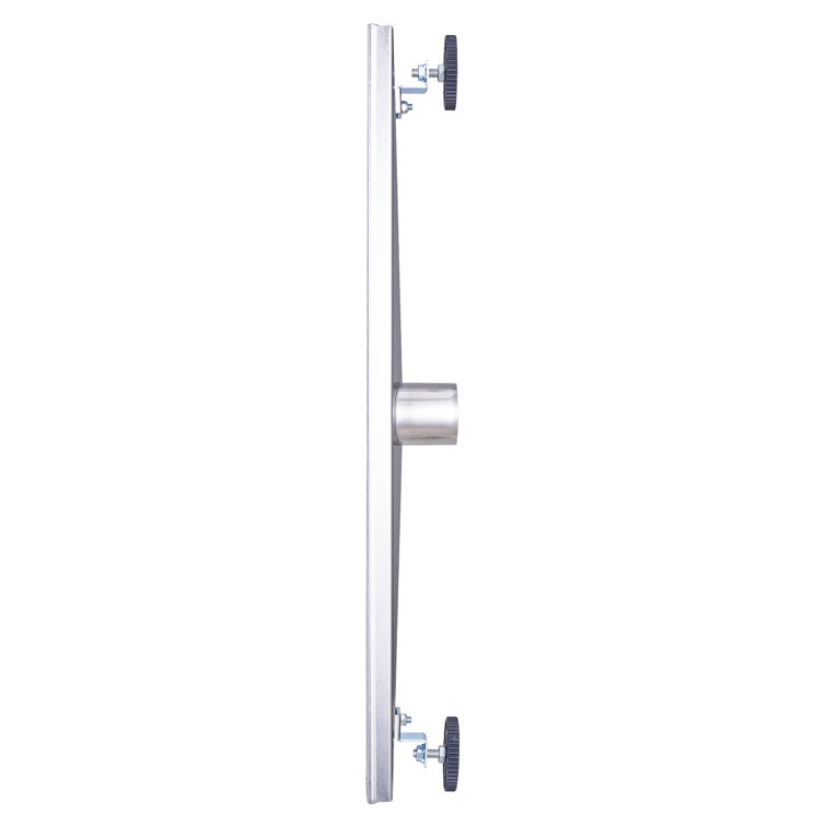 24 Inch Silver Stainless Steel Linear Shower Drain with Tile Insert Cover