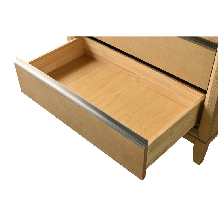 Natural Oak 36" Single Bathroom Vanity with Marble Top