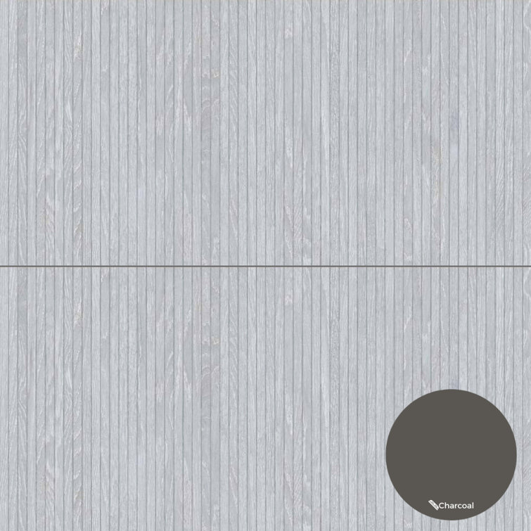 Gray Large Format Porcelain Wood Look Wall & Floor Tile