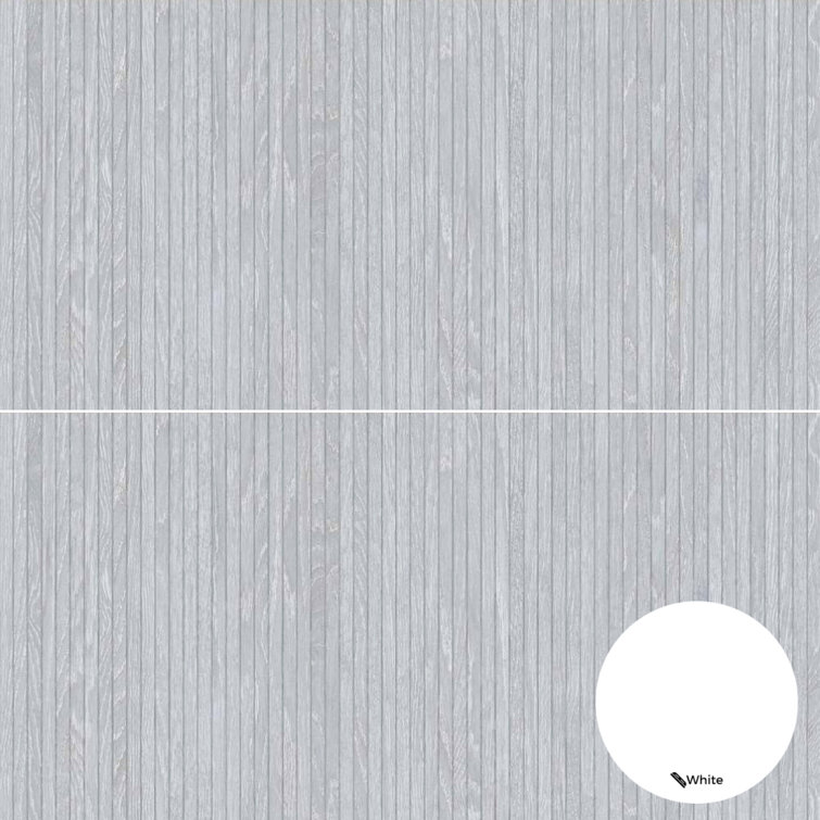 Gray Large Format Porcelain Wood Look Wall & Floor Tile