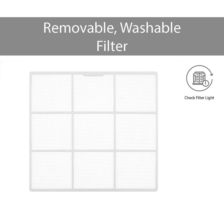 LG 18,000 BTU White Window Air Conditioner with Heat and Remote