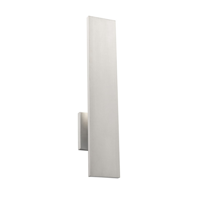 Stag 18" Brushed Aluminum LED Outdoor Wall Sconce