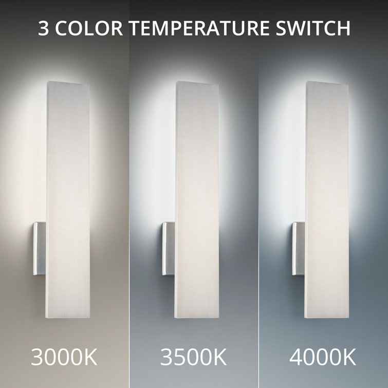 Stag 18" Brushed Aluminum LED Outdoor Wall Sconce