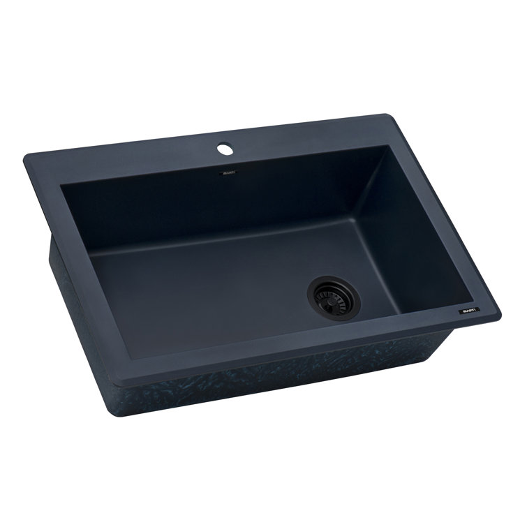 Catalina Blue Granite Composite Single Bowl Kitchen Sink