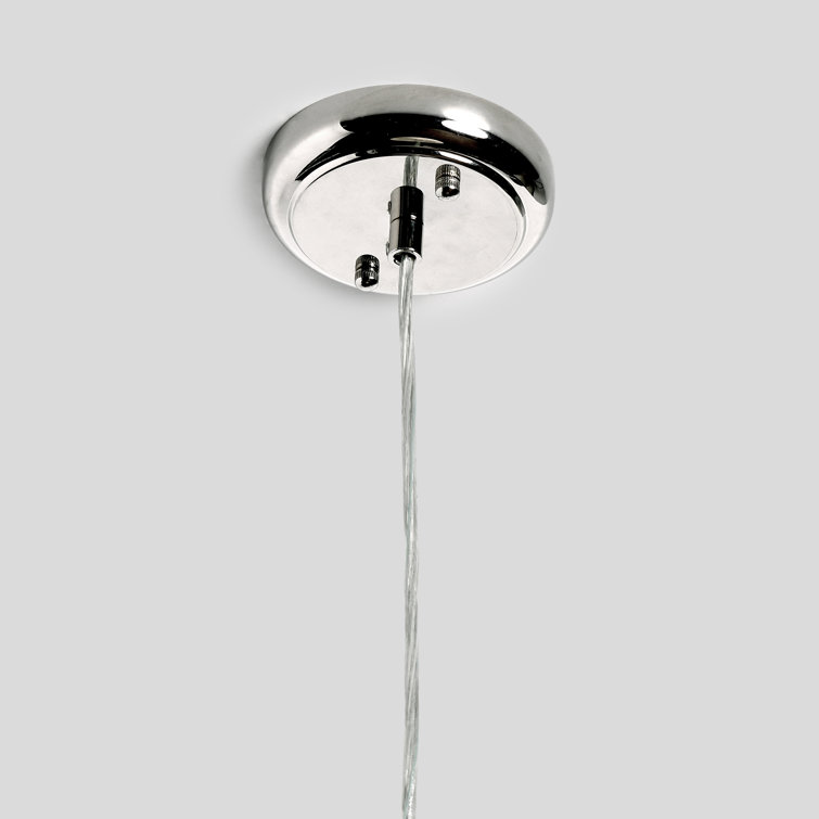 White Concrete Contemporary Pendant Light