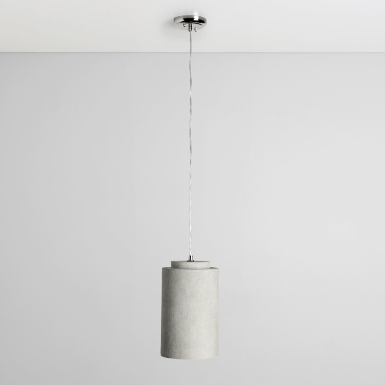 Joel Gray Concrete Cylinder Pendant Light