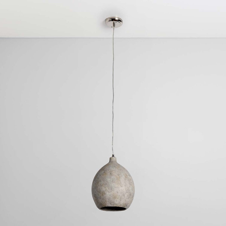 Teresa Gray Concrete 10" Pendant Light