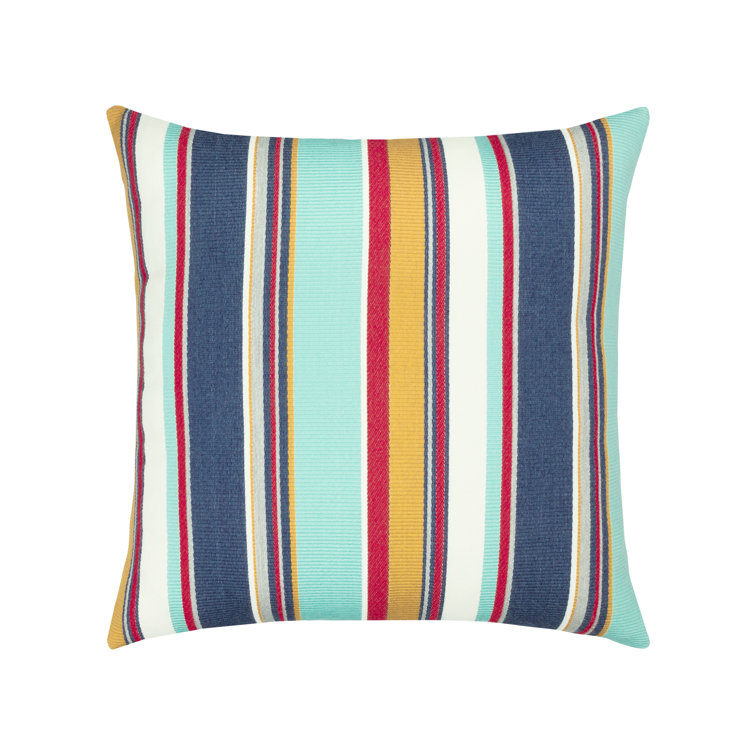 Sicily Stripe Sunbrella Square Indoor/Outdoor Pillow