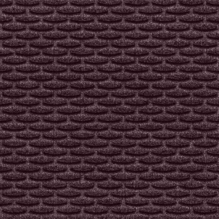 Bordeaux Geometric Non-Slip Outdoor Doormat with Rubber Backing