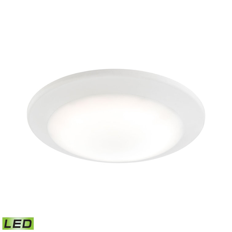 White Glass LED Recessed Ceiling Light
