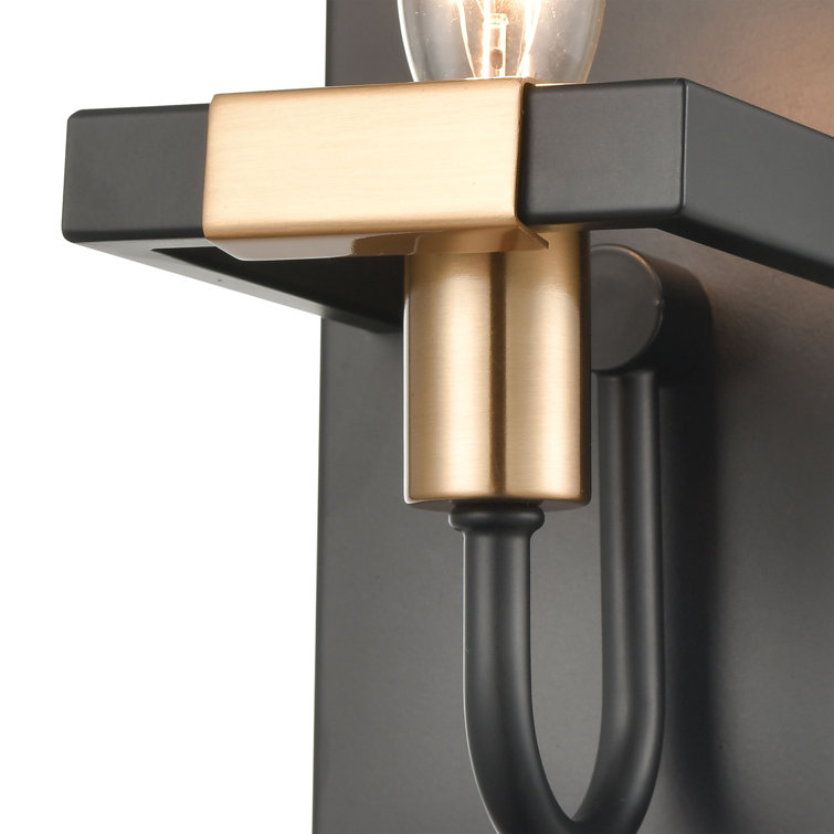 Heathrow Modern Matte Black Outdoor Dimmable Sconce