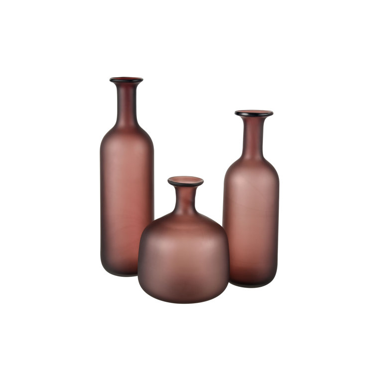 Alfredo Llorens Novelty Brown Glass Table Vase