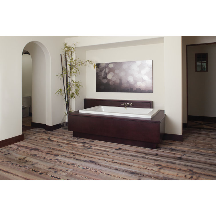Oyster Acrylic 72" x 42" Rectangular Drop-In Soaking Bathtub