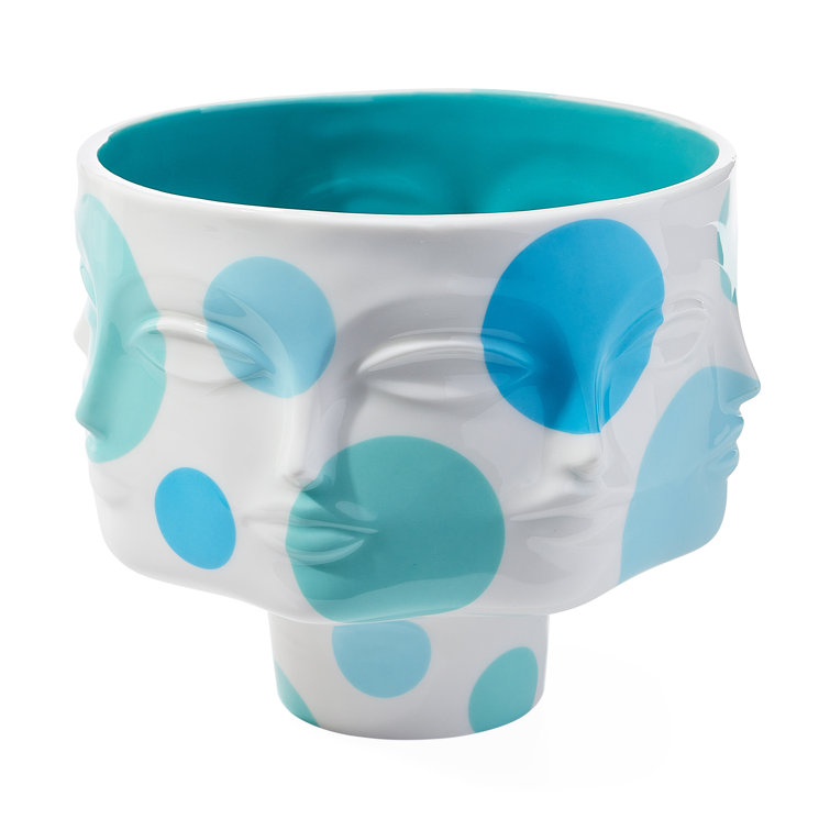 Jonathan Adler Blue and White Porcelain Decorative Bowl