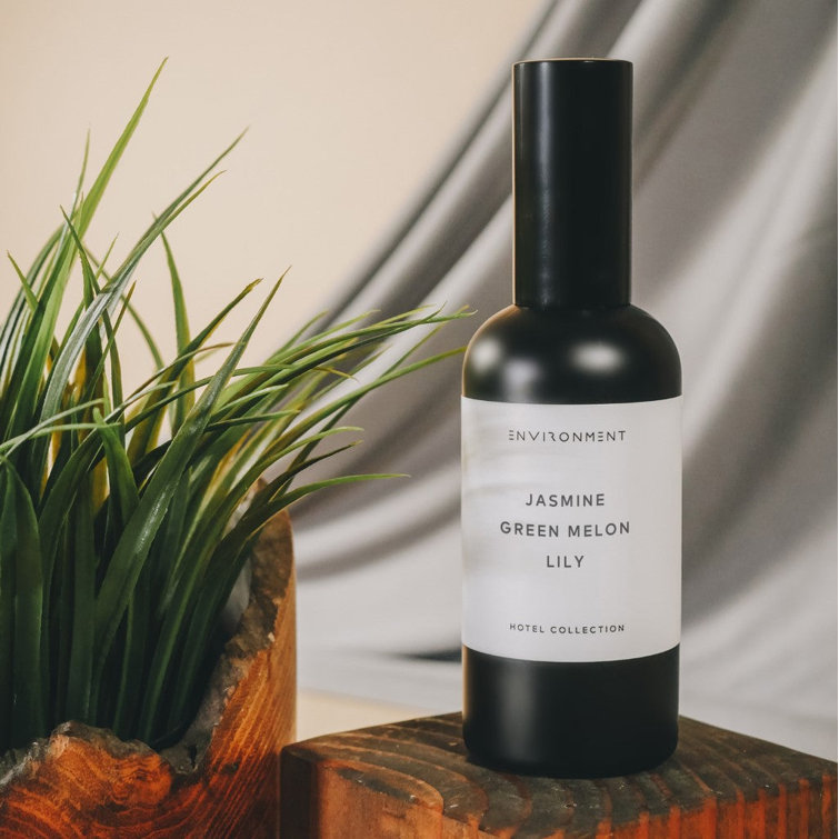 Black 100mL Jasmine Green Melon Lily Room Spray