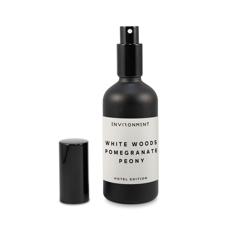 100mL Black Room Spray with White Woods, Pomegranate, and Peony