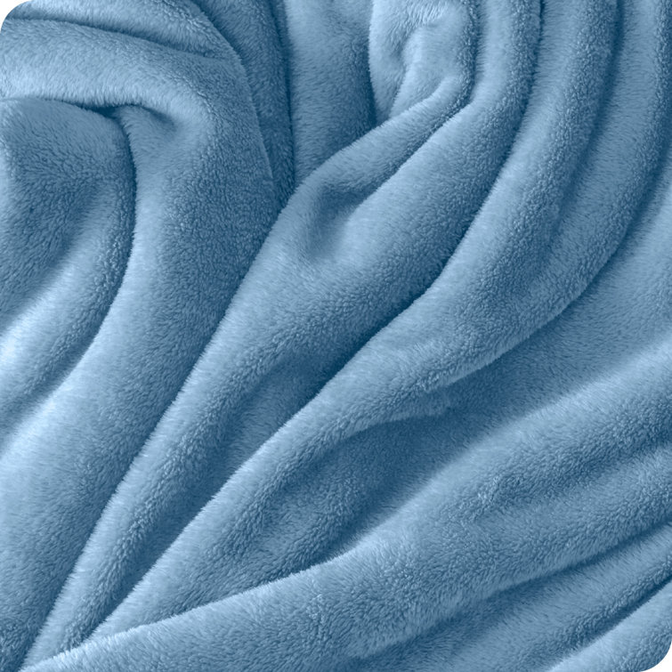 Luxurious Spring Mint Full/Queen Microplush Fleece Reversible Blanket