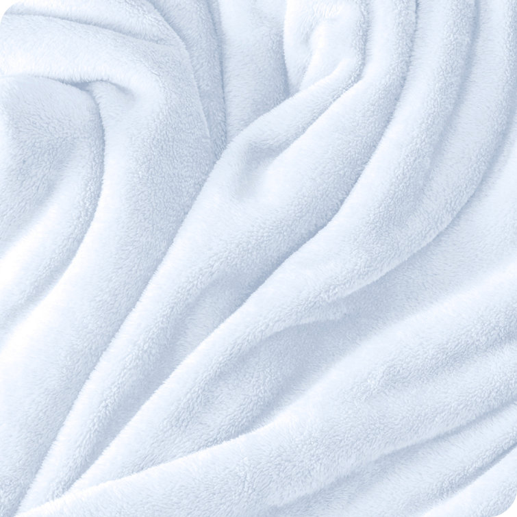 Luxurious Spring Mint Full/Queen Microplush Fleece Reversible Blanket