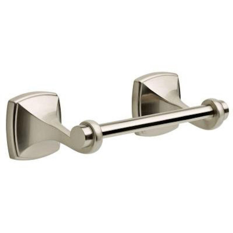 Amaya Brushed Nickel Wall Mounted Toilet Paper Holder