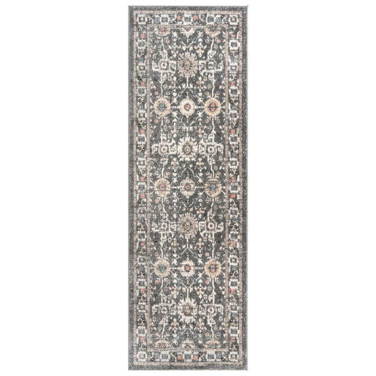 Heirloom Gray Tufted Polypropylene 2'2" x 6' Runner Rug