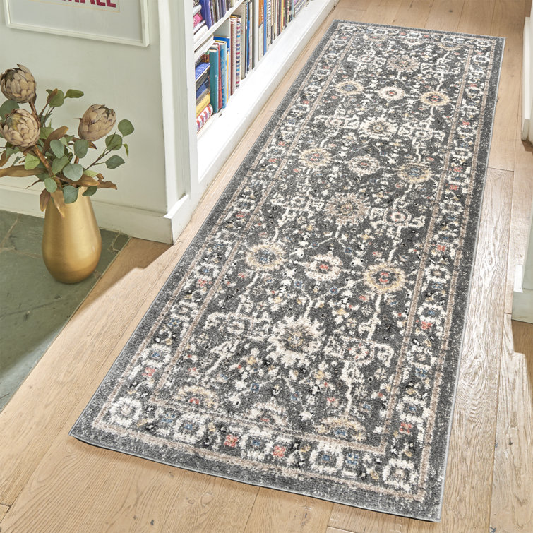 Heirloom Gray Tufted Polypropylene 2'2" x 6' Runner Rug