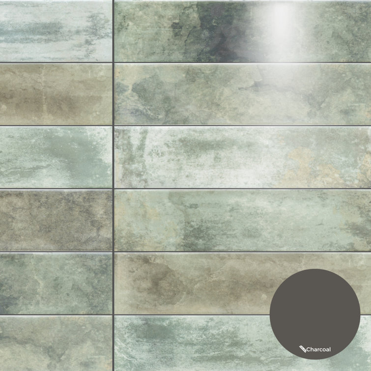 Avila Green 3" x 12" Ceramic Subway Wall Tile
