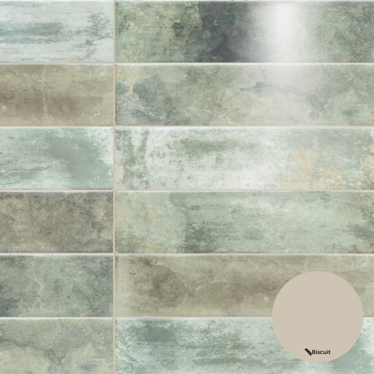 Avila Green 3" x 12" Ceramic Subway Wall Tile