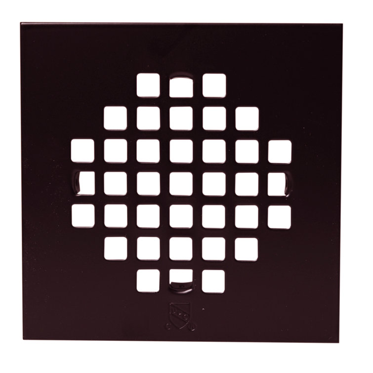 4.25'' Oil Rubbed Bronze Square Drain Cover