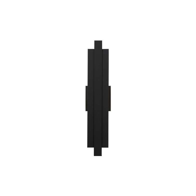 Arrow Black Aluminum 22" LED Outdoor Wall Light